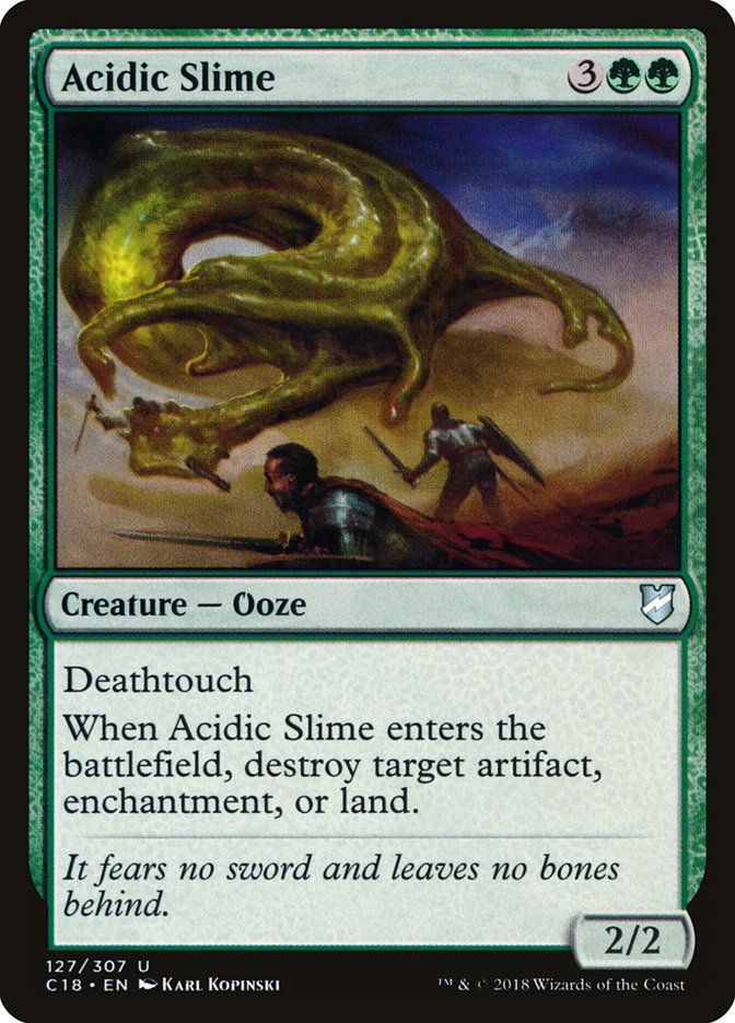 Acidic Slime (127) [Commander 2018] | Odin's Place