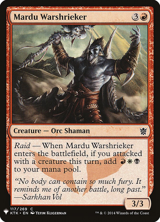 Mardu Warshrieker [Mystery Booster] | Odin's Place