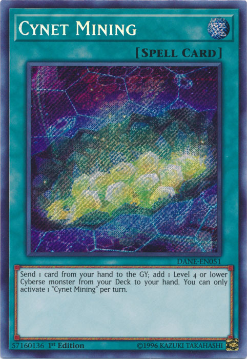 Cynet Mining [DANE-EN051] Secret Rare | Odin's Place