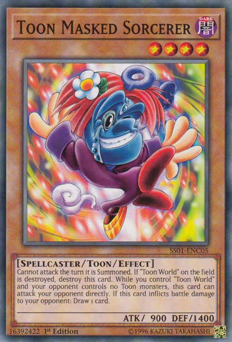 Toon Masked Sorcerer [SS01-ENC05] Common | Odin's Place
