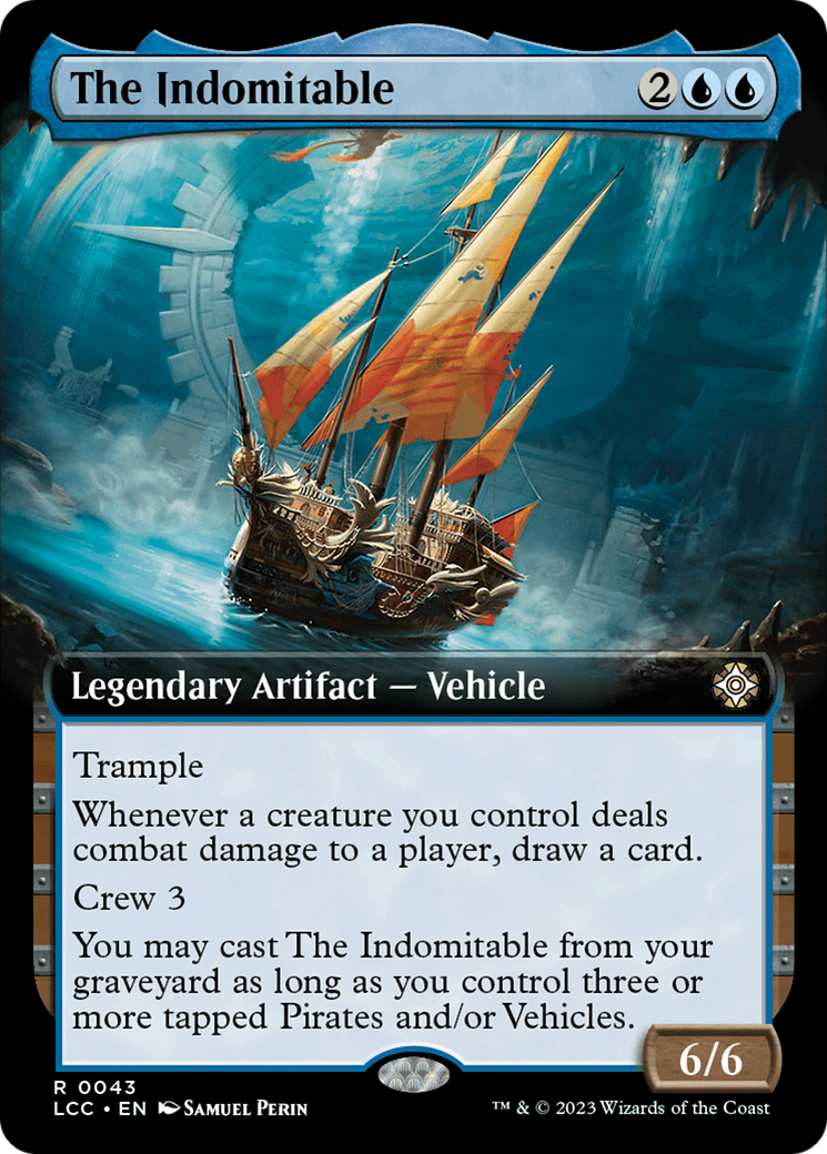 The Indomitable (Extended Art) [The Lost Caverns of Ixalan Commander] | Odin's Place