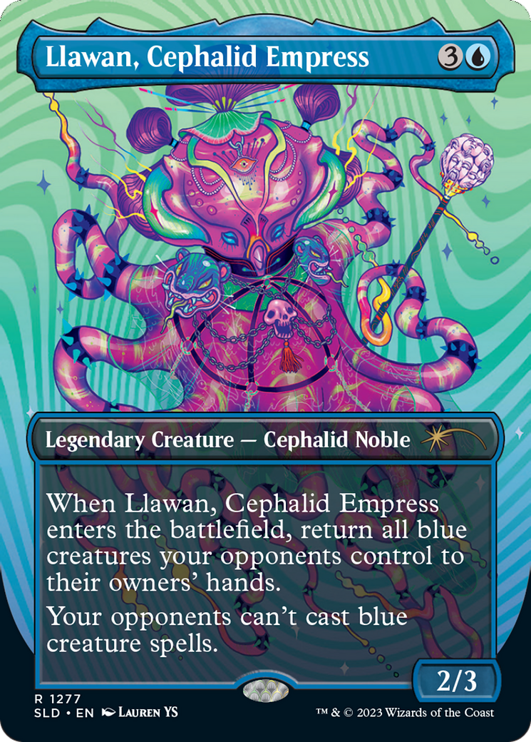 Llawan, Cephalid Empress (Borderless) [Secret Lair Drop Series] | Odin's Place