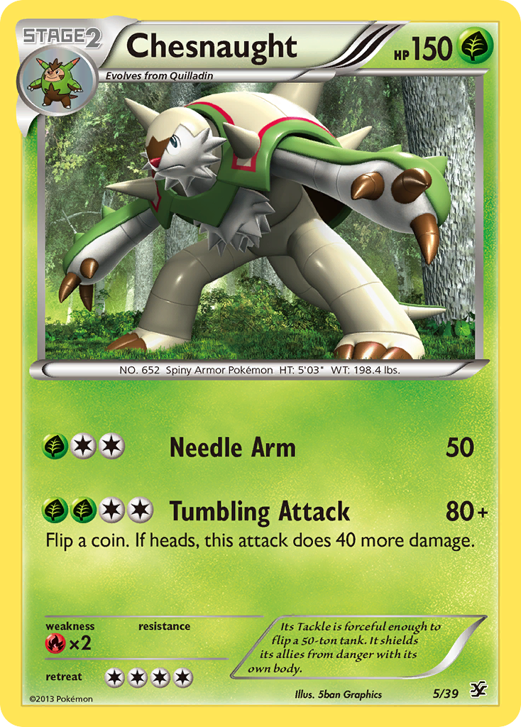 Chesnaught (5/39) [XY: Kalos Starter Set] | Odin's Place