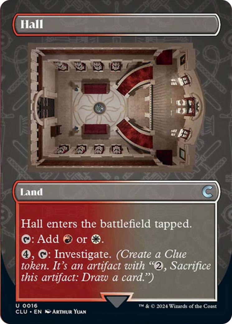 Hall (Borderless) [Ravnica: Clue Edition] | Odin's Place