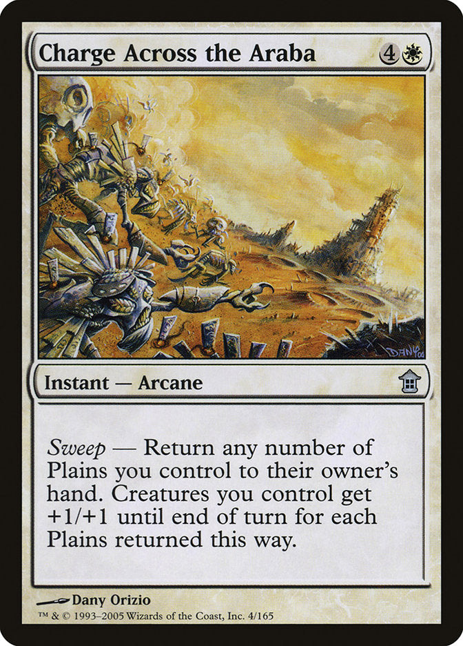 Charge Across the Araba (4) [Saviors of Kamigawa] | Odin's Place