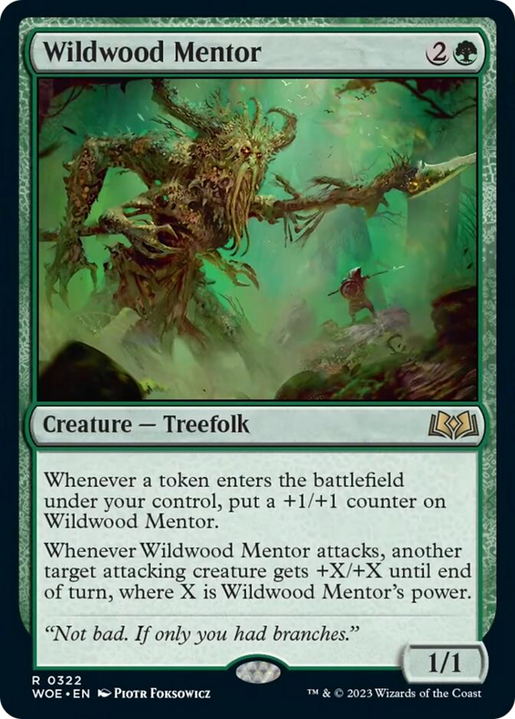 Wildwood Mentor [Wilds of Eldraine] | Odin's Place