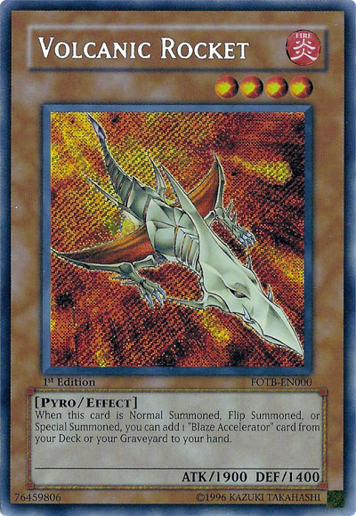 Volcanic Rocket [FOTB-EN000] Secret Rare | Odin's Place