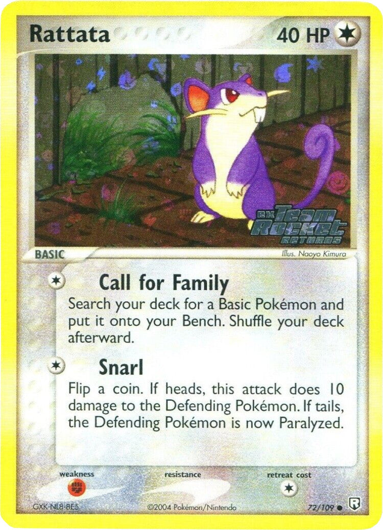 Rattata (72/109) (Stamped) [EX: Team Rocket Returns] | Odin's Place