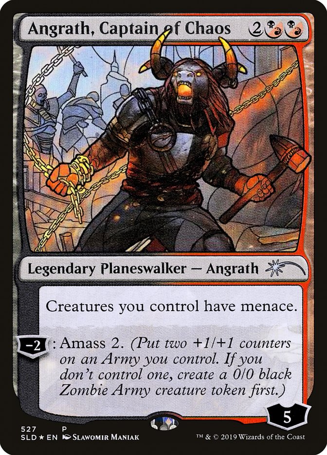Angrath, Captain of Chaos (Stained Glass) [Secret Lair Drop Promos] | Odin's Place