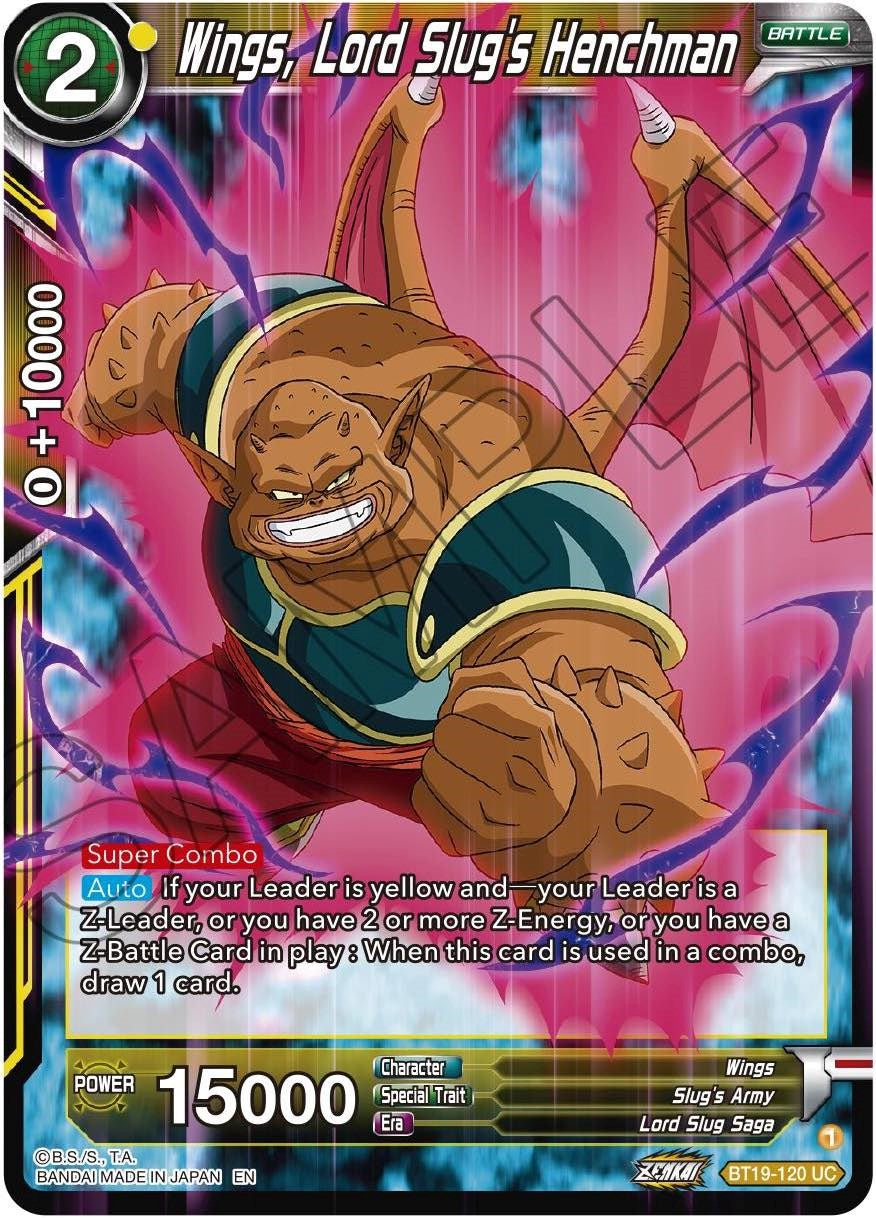 Wings, Lord Slug's Henchman (BT19-120) [Fighter's Ambition] | Odin's Place