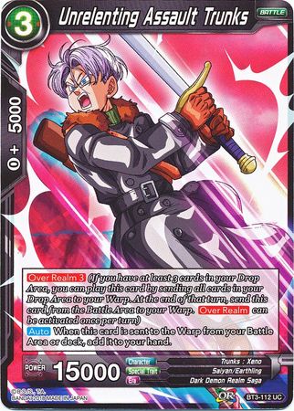 Unrelenting Assault Trunks (BT3-112) [Cross Worlds] | Odin's Place