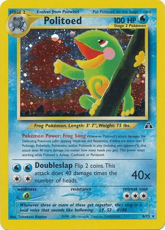 Politoed (8/75) [Neo Discovery Unlimited] | Odin's Place