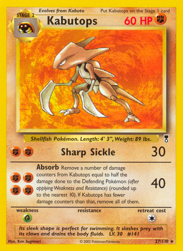 Kabutops (27/110) [Legendary Collection] | Odin's Place