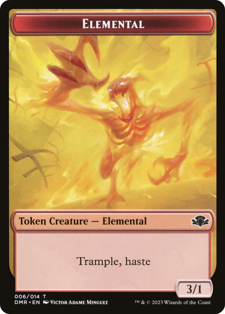 Elemental Token [Dominaria Remastered Tokens] | Odin's Place