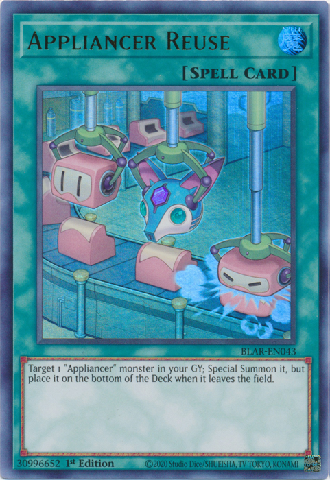 Appliancer Reuse [BLAR-EN043] Ultra Rare | Odin's Place