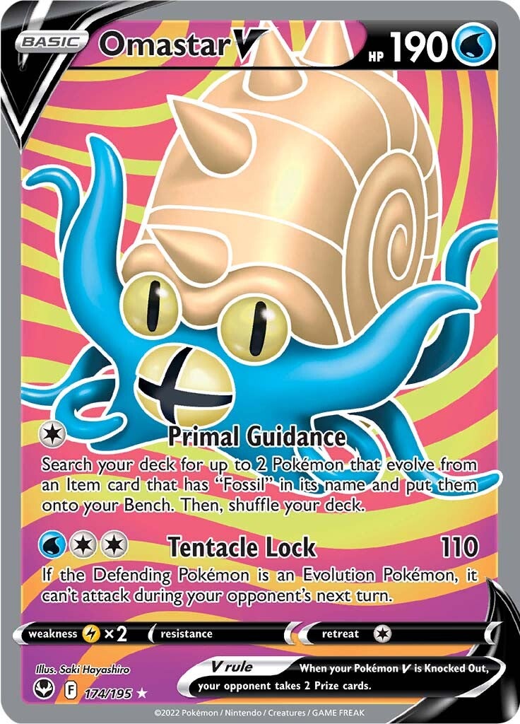 Omastar V (174/195) [Sword & Shield: Silver Tempest] | Odin's Place