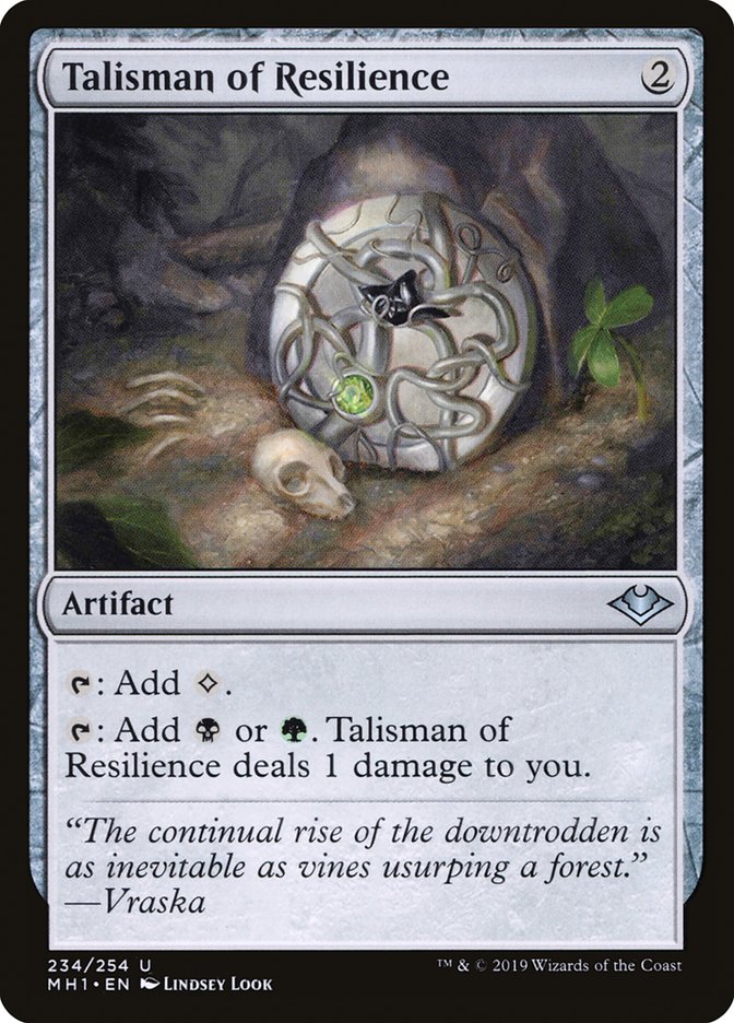 Talisman of Resilience (234) [Modern Horizons] | Odin's Place