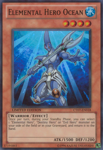 Elemental Hero Ocean [CT07-EN018] Super Rare | Odin's Place