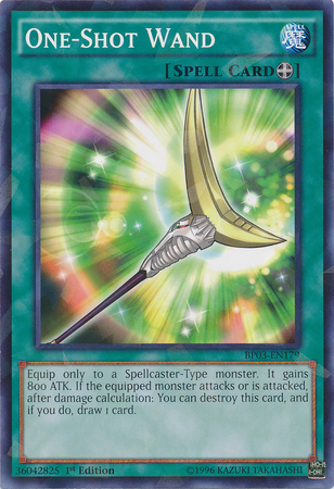 One-Shot Wand [BP03-EN179] Shatterfoil Rare | Odin's Place