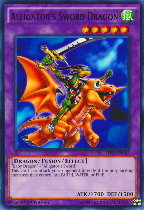 Alligator's Sword Dragon [LDK2-ENJ43] Common | Odin's Place
