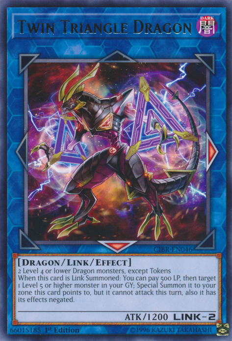 Twin Triangle Dragon [CIBR-EN046] Rare | Odin's Place