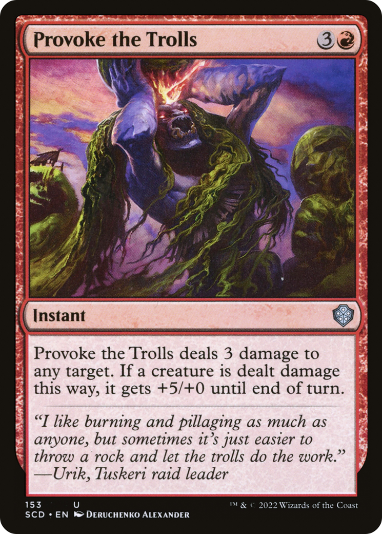 Provoke the Trolls [Starter Commander Decks] | Odin's Place