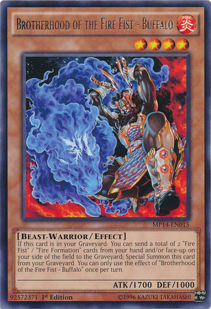 Brotherhood of the Fire Fist - Buffalo [MP14-EN015] Rare | Odin's Place