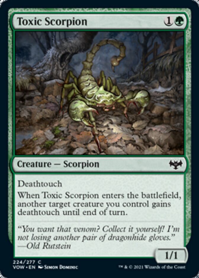 Toxic Scorpion [Innistrad: Crimson Vow] | Odin's Place