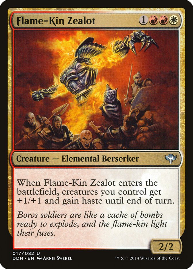 Flame-Kin Zealot (17) [Duel Decks: Speed vs. Cunning] | Odin's Place