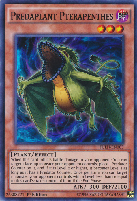 Predaplant Pterapenthes [FUEN-EN003] Super Rare | Odin's Place