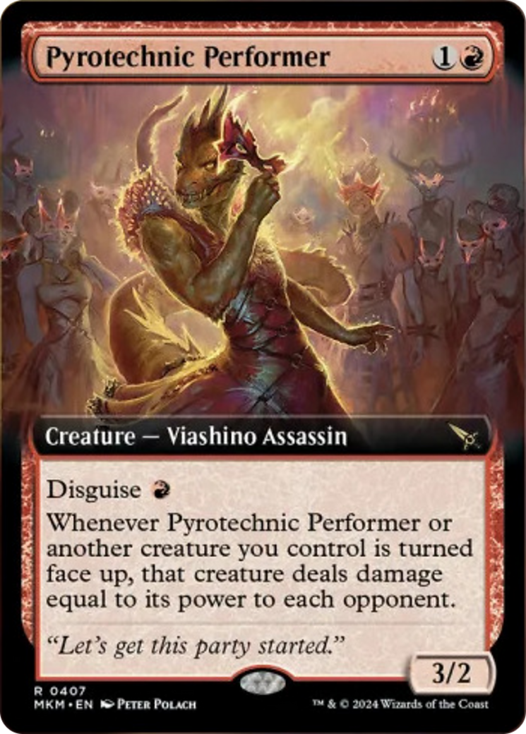 Pyrotechnic Performer (Extended Art) [Murders at Karlov Manor] | Odin's Place