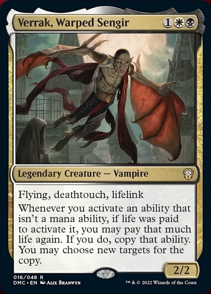 Verrak, Warped Sengir [Dominaria United Commander] | Odin's Place