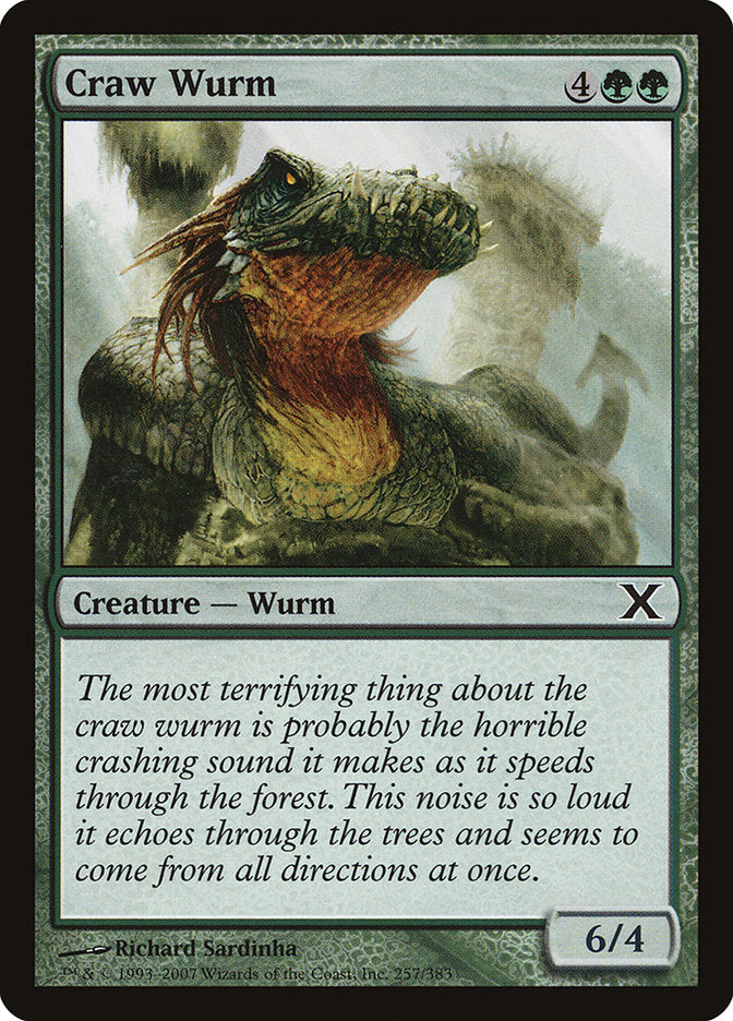 Craw Wurm (257) [Tenth Edition] | Odin's Place