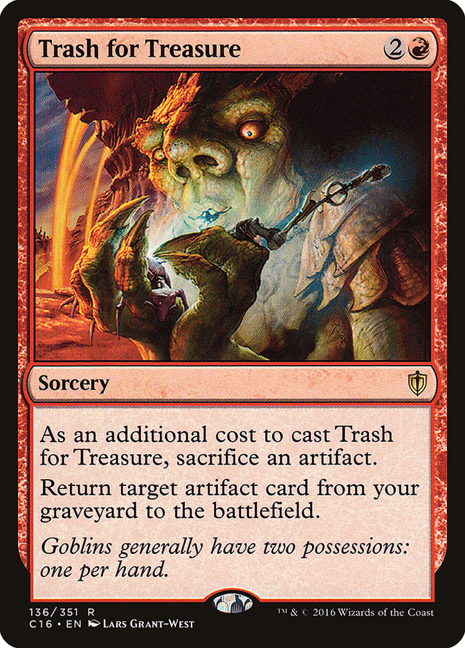Trash for Treasure (136) [Commander 2016] | Odin's Place
