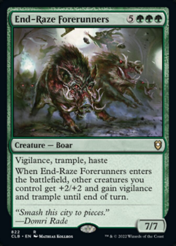 End-Raze Forerunners [Commander Legends: Battle for Baldur's Gate] | Odin's Place