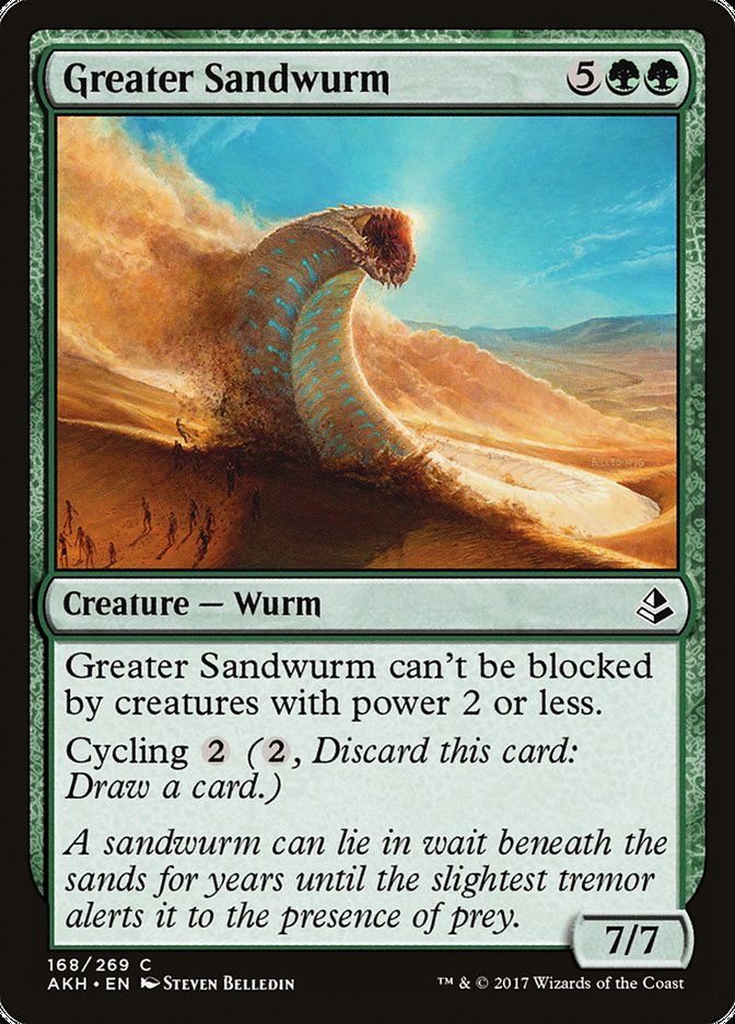 Greater Sandwurm (168) [Amonkhet] | Odin's Place