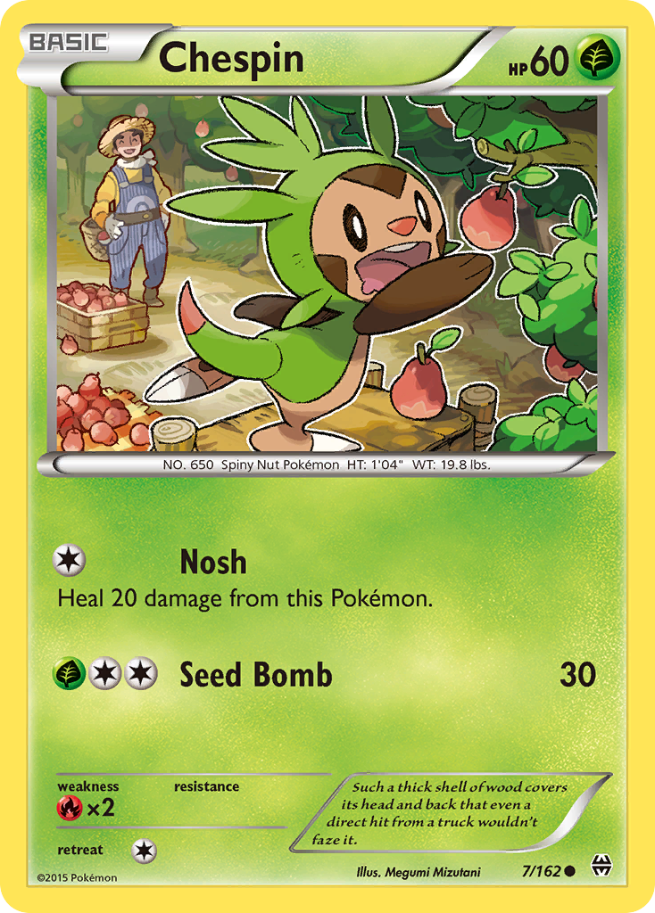 Chespin (7/162) [XY: BREAKthrough] | Odin's Place