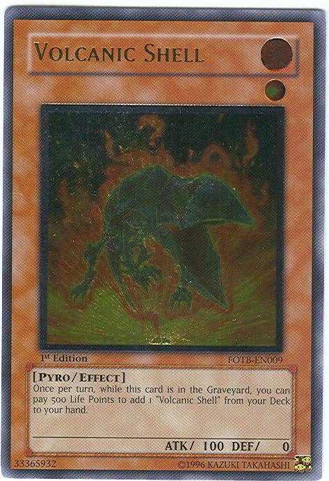 Volcanic Shell [FOTB-EN009] Ultimate Rare | Odin's Place