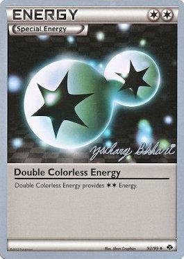 Double Colorless Energy (92/99) (CMT - Zachary Bokhari) [World Championships 2012] | Odin's Place