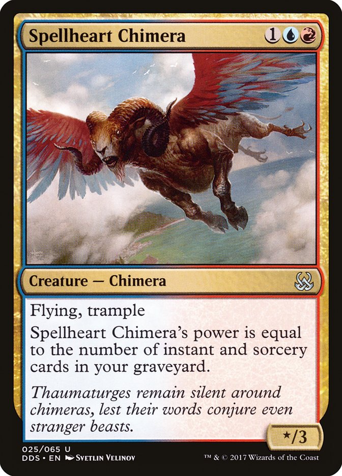 Spellheart Chimera (25) [Duel Decks: Mind vs. Might] | Odin's Place
