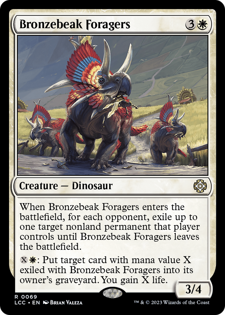 Bronzebeak Foragers [The Lost Caverns of Ixalan Commander] | Odin's Place