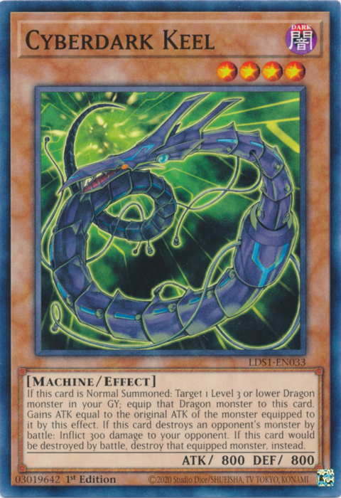 Cyberdark Keel [LDS1-EN033] Common | Odin's Place