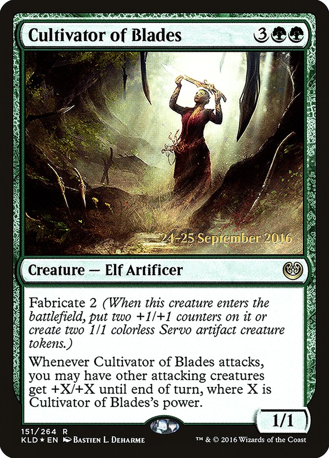 Cultivator of Blades (151) [Kaladesh Prerelease Promos] | Odin's Place