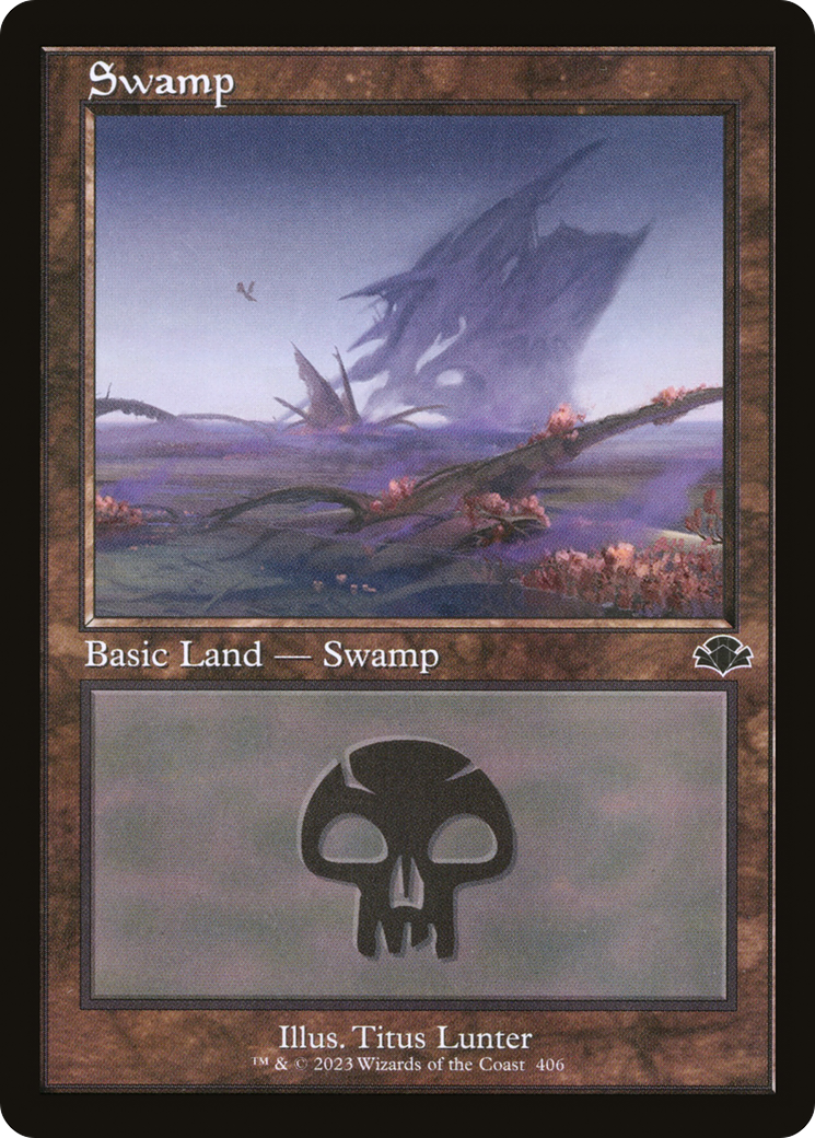 Swamp (406) (Retro) [Dominaria Remastered] | Odin's Place