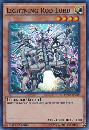 Lightning Rod Lord [MP15-EN216] Super Rare | Odin's Place