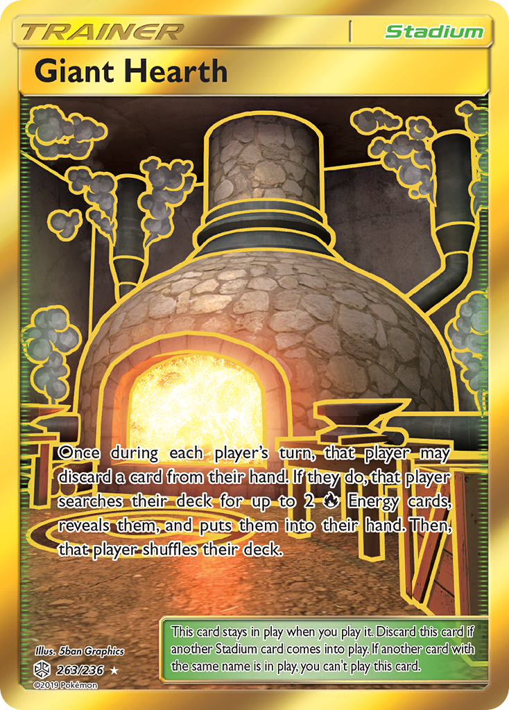 Giant Hearth (263/236) [Sun & Moon: Cosmic Eclipse] | Odin's Place