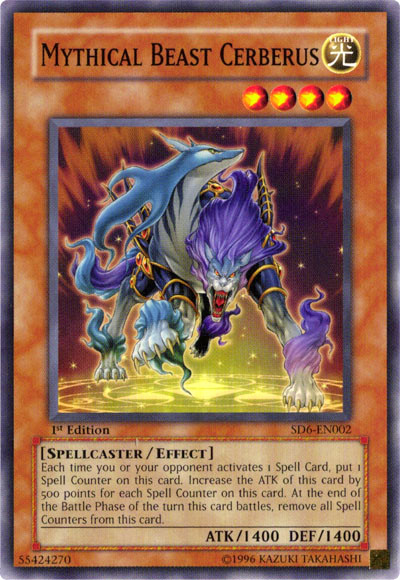 Mythical Beast Cerberus [SD6-EN002] Common | Odin's Place