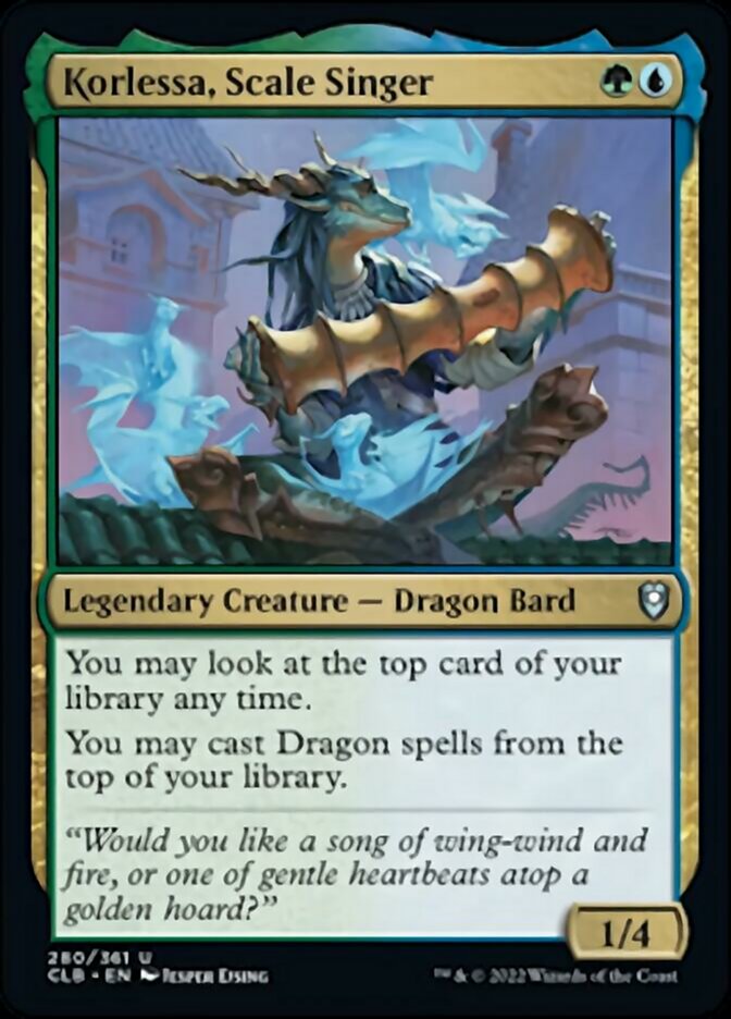 Korlessa, Scale Singer [Commander Legends: Battle for Baldur's Gate] | Odin's Place