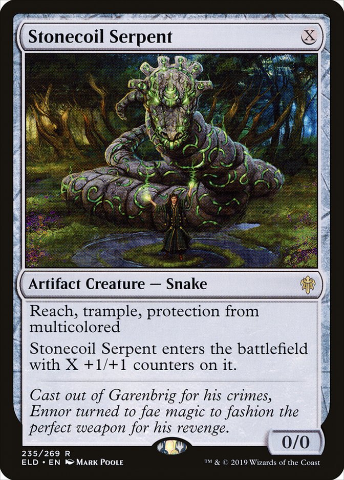 Stonecoil Serpent [Throne of Eldraine] | Odin's Place