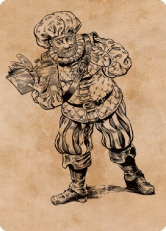 Volo, Itinerant Scholar Art Card [Commander Legends: Battle for Baldur's Gate Art Series] | Odin's Place